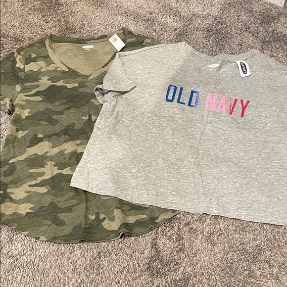 Old Navy Tops - Old Navy NWT large shirts Camouflage and Logo T-Shirts